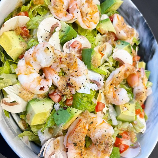 DAIRY FREE JEAN-GEORGES BEURRE BLANC SHRIMP SALAD