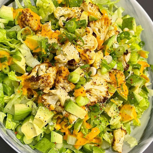 BUFFALO CAULIFLOWER VINAIGRETTE SALAD