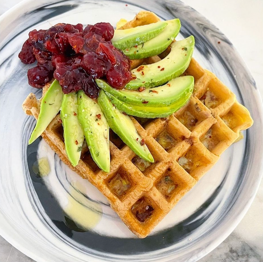 STUFFING WAFFLES