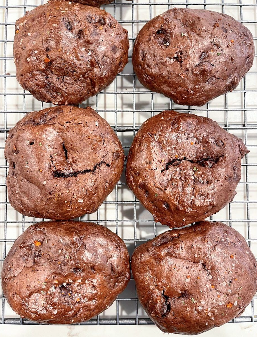 DOUBLE CHOCOLATE JF SPICY SALT BROWNIE COOKIES