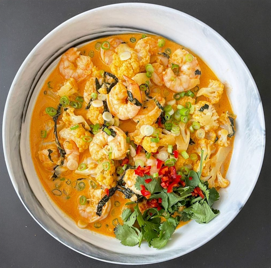 Fast Cauliflower And Shrimp Curry