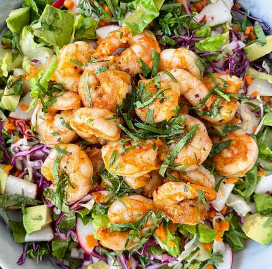 Intuitive Smokey Cumin Shrimp Salad