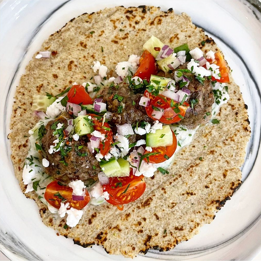 GREEK MEATBALL WRAPS