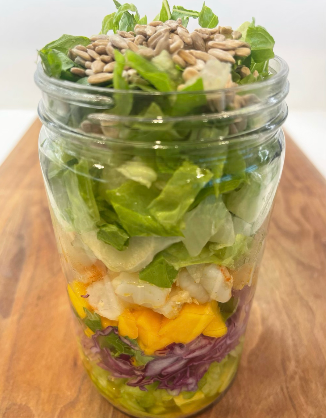 Tropical Shrimp Jar Salad