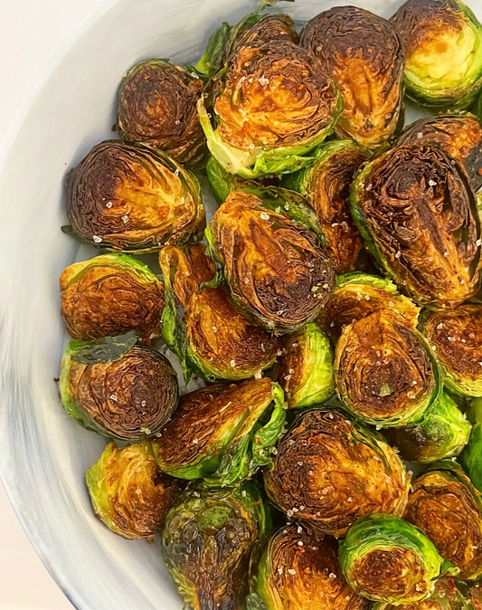 The Easiest Pan Roasted Brussels Sprouts