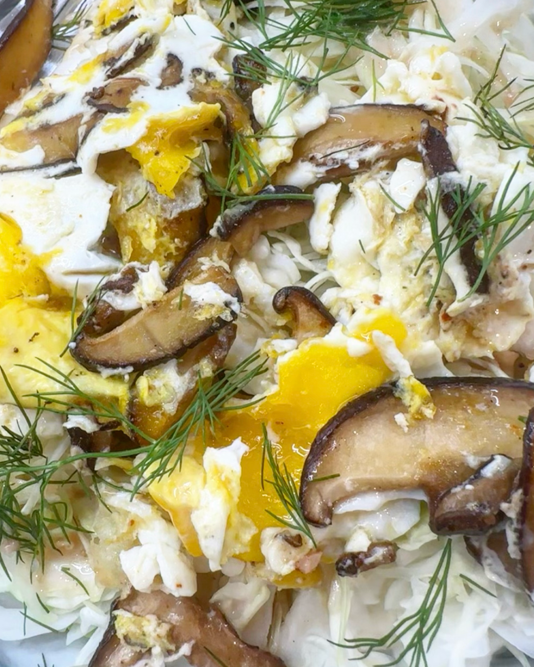 Oddly Delish Warm Egg Salad