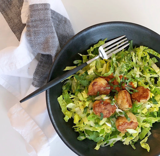 Simple Baked Chicken Meatballs