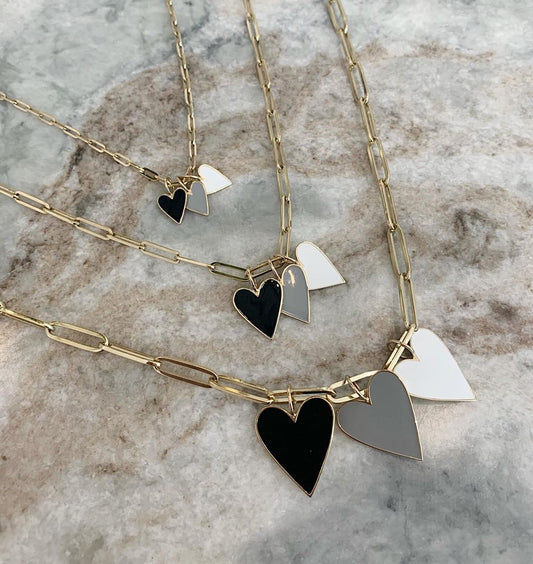 ENAMEL HEARTS