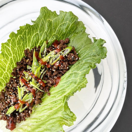 CRUNCHY KOREAN BEEF LETTUCE WRAPS