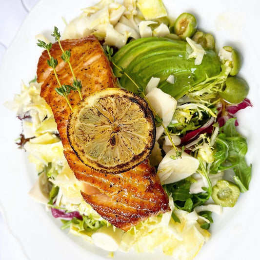 SALAD WITH SALMON