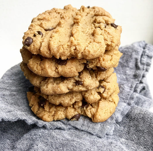 Gluten Free Peanut Butter Chocolate Chip Cookies