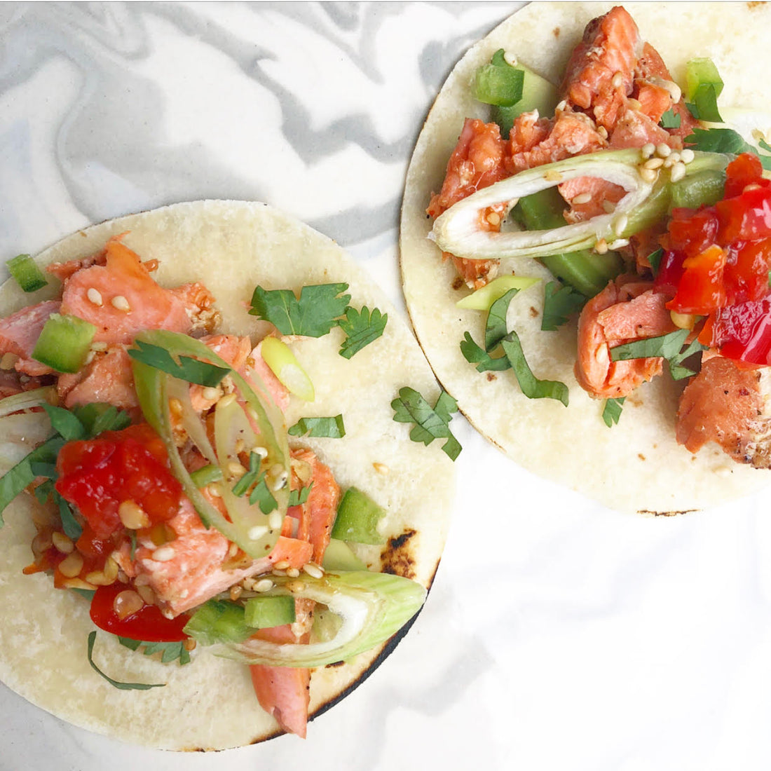 PALEO SALMON TACOS