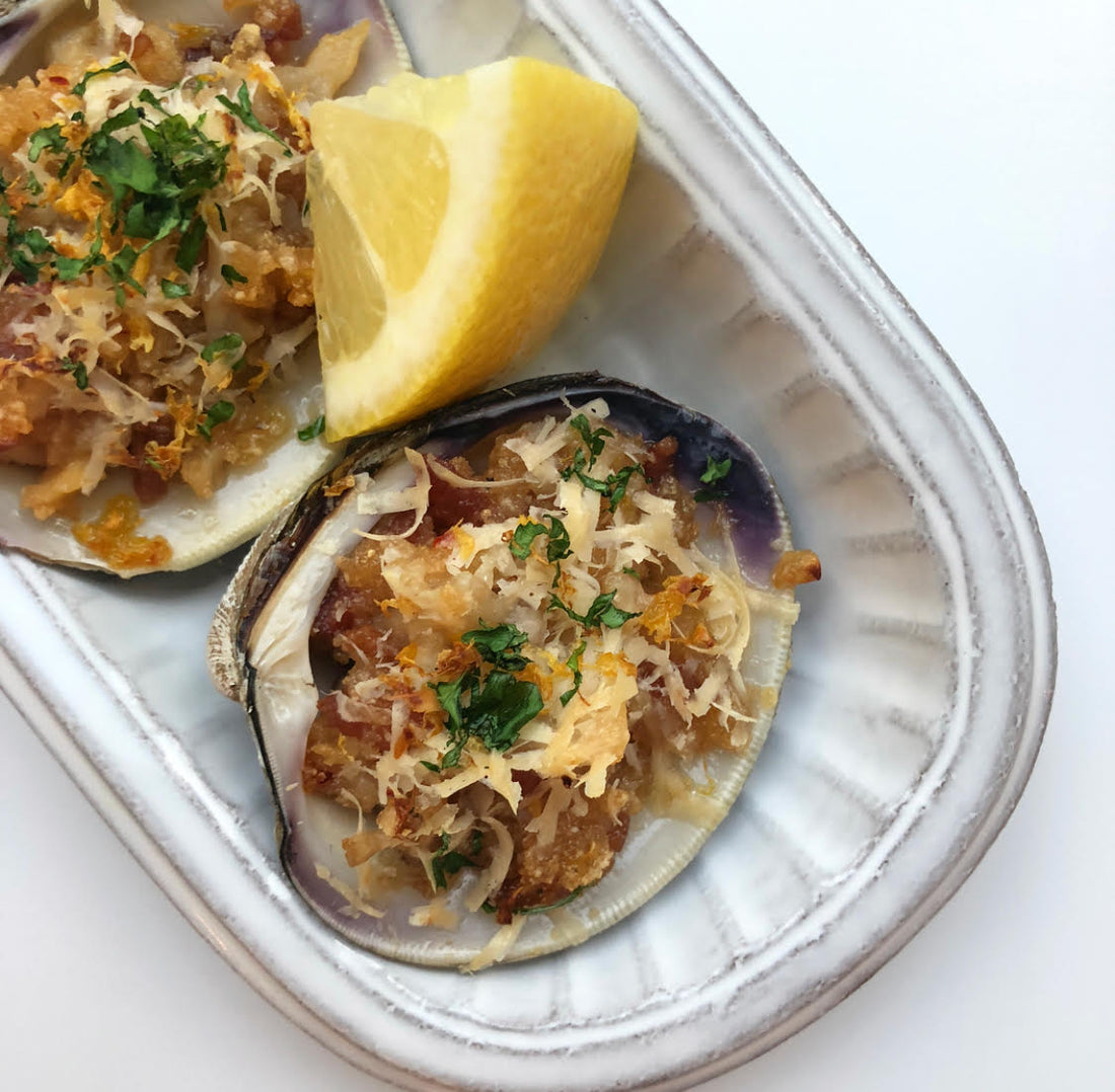 GF GARLIC BACON STUFFED CLAMS