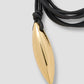 Gabrielle Manifest Leather Cord Necklace