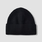 black beanie on white background