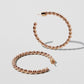 Jennifer Fisher - 1.5'' Ayesha Baby Hoop - Rose Gold
