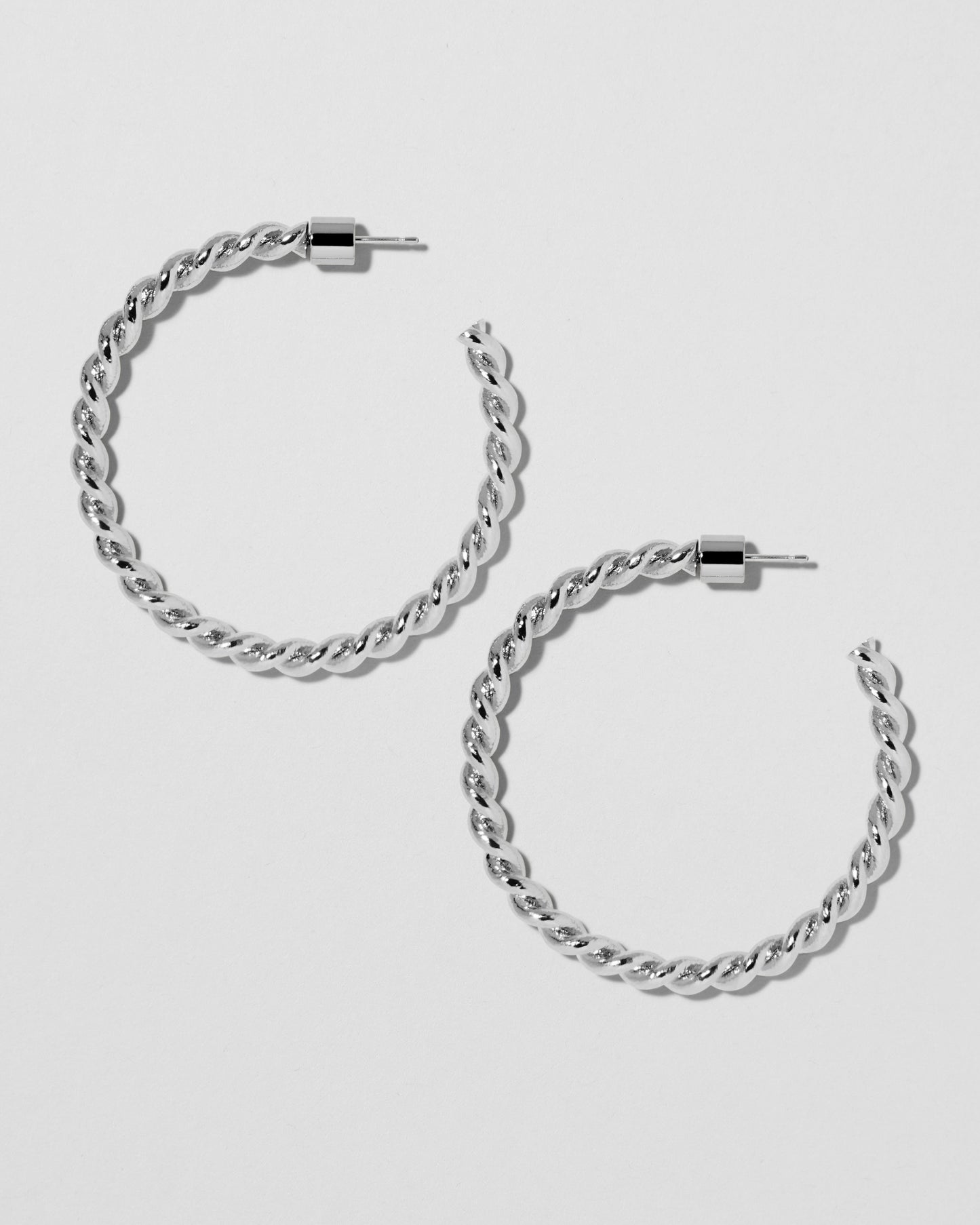 Jennifer Fisher - 1.5'' Ayesha Baby Hoop - Silver