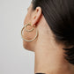 1.5" Double Lilly Baby Hoops