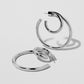 1.5" Double Lilly Baby Hoops