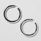 Jennifer Fisher - 1.5'' Jamma Baby Hoops - Silver