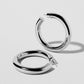 Jennifer Fisher - 1.5'' Jamma Baby Hoops - Silver