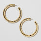 Jennifer Fisher - 1.5'' Jennifer Baby Hoop - Yellow Gold