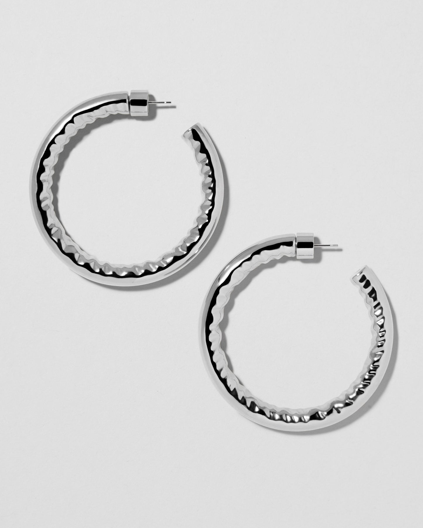 Jennifer Fisher - 1.5'' Jennifer Baby Hoop - Silver