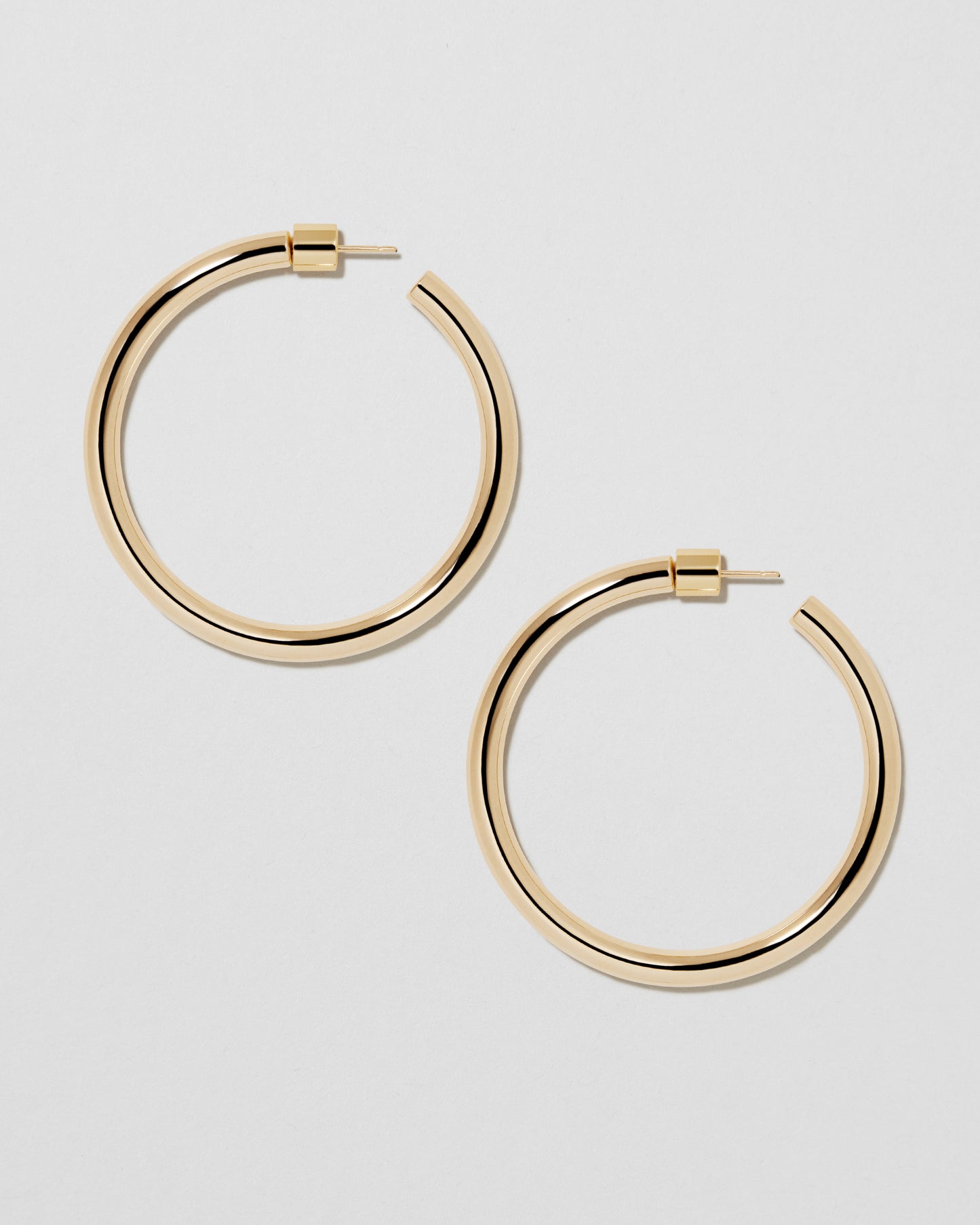 Jennifer Fisher - 1.5'' Lilly Baby Hoops - Yellow Gold