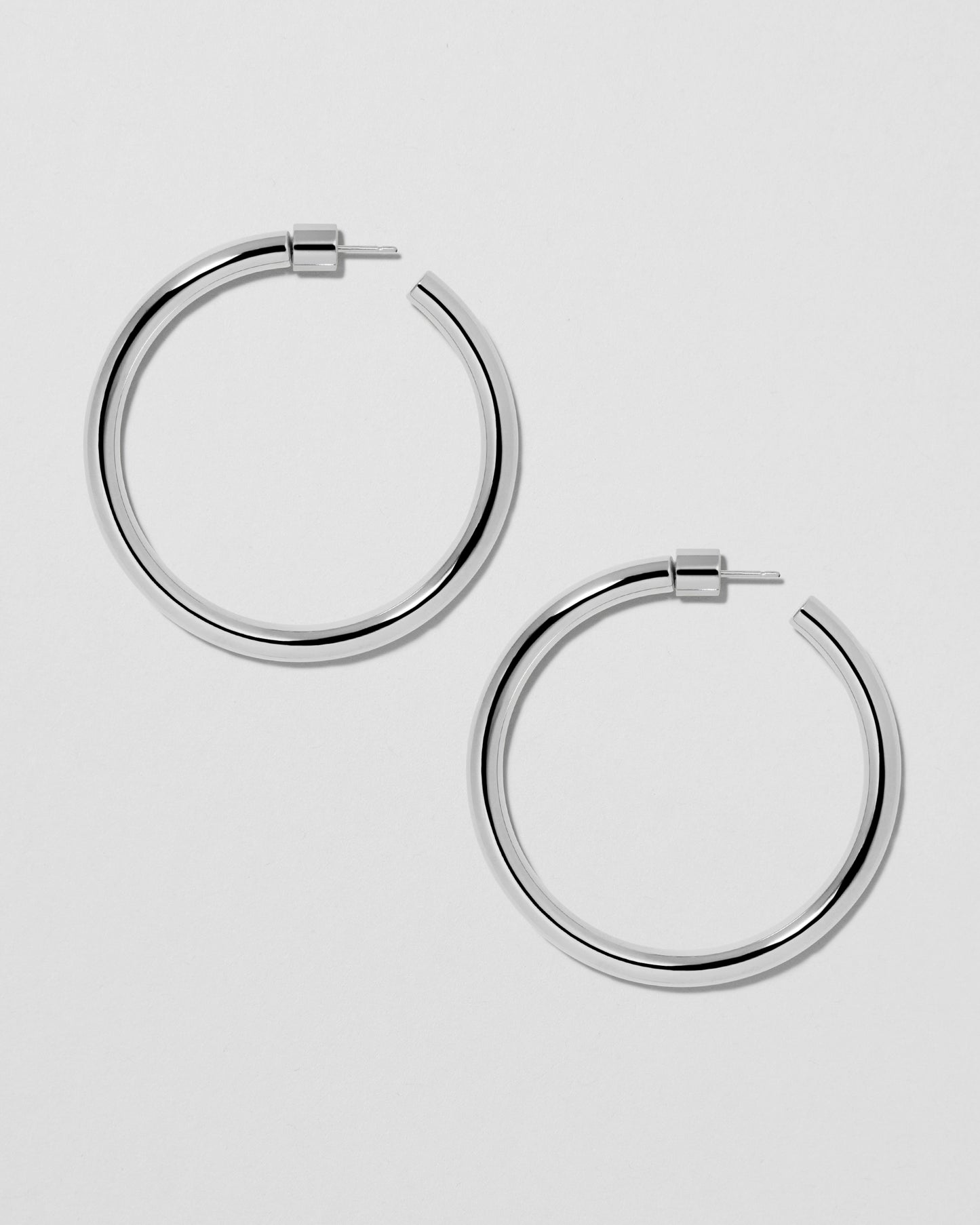 Jennifer Fisher - 1.5'' Lilly Baby Hoops - Silver