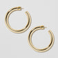 Jennifer Fisher - 1.5'' Samira Baby Hoops - Yellow Gold