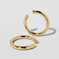 Jennifer Fisher - 1.5'' Samira Baby Hoops - Yellow Gold