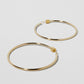 Jennifer Fisher - 1.5'' Thread Baby Hoops - Yellow Gold