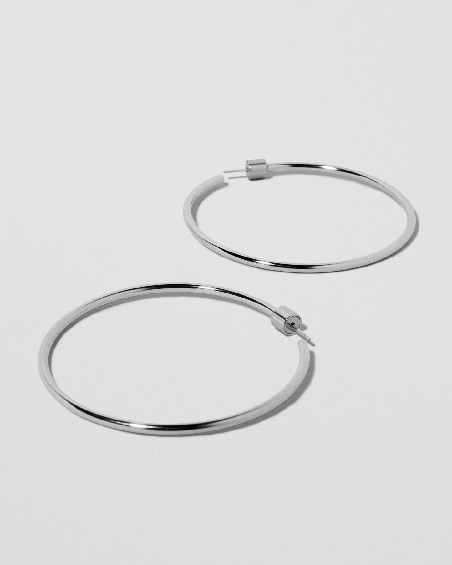 Jennifer Fisher - 1.5'' Thread Baby Hoops - Silver