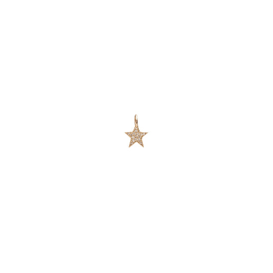Mini Star with Pavé White Diamonds