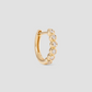 Essential Round Diamond Bezel Huggie