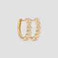 Essential Round Diamond Bezel Huggie