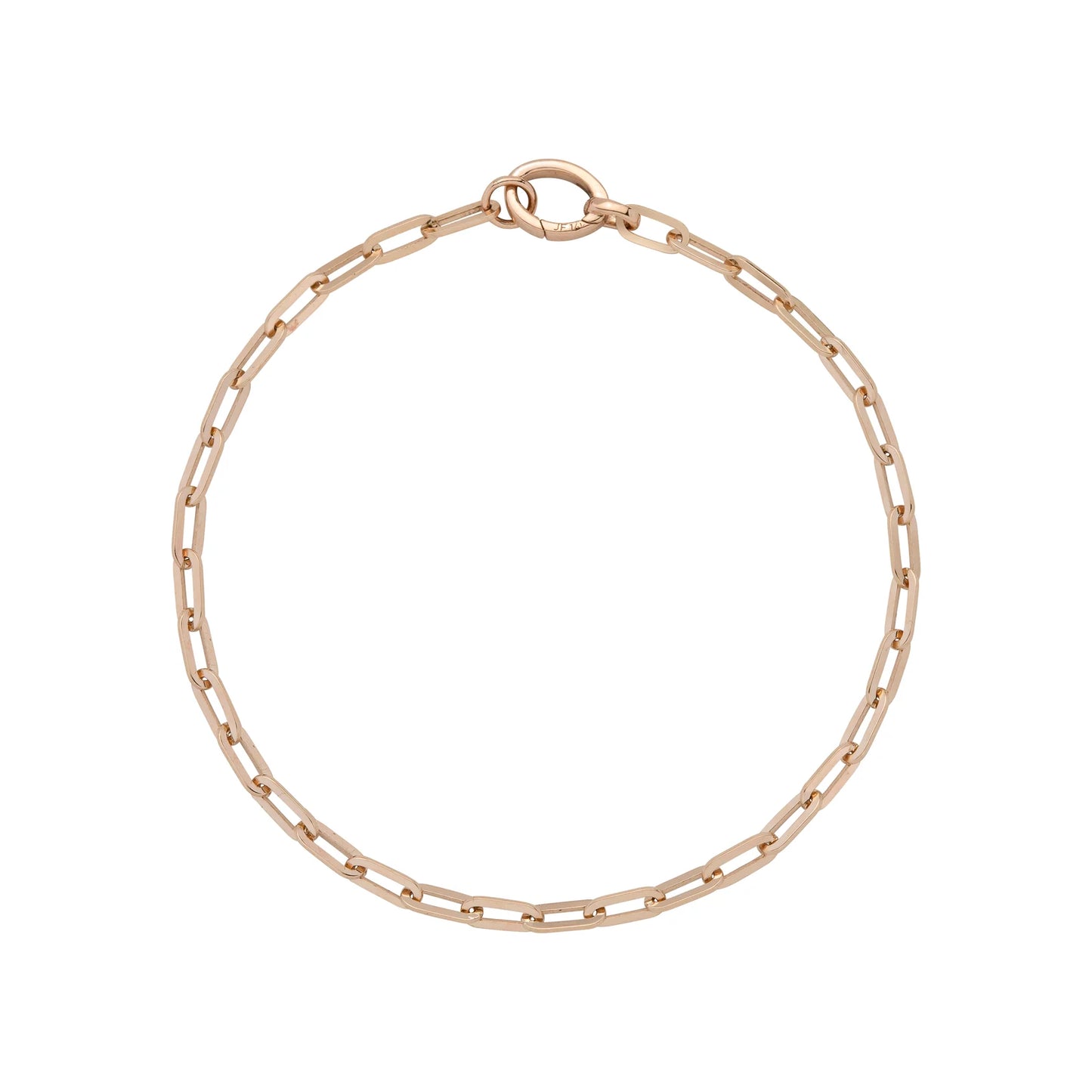 Jennifer Fisher - 14k Small Long Link Chain Bracelet - Rose Gold