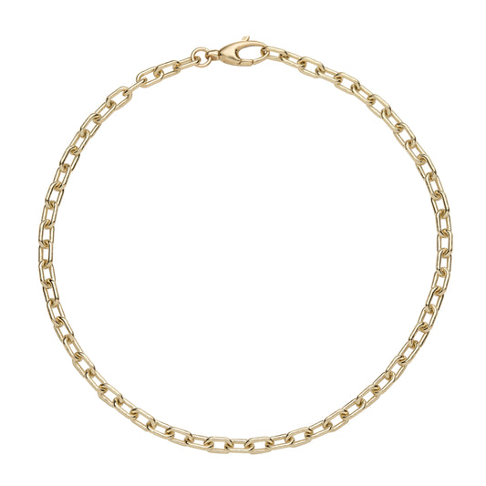 Jennifer Fisher - 14k Yellow Gold Large Round Link Anklet - Yellow Gold