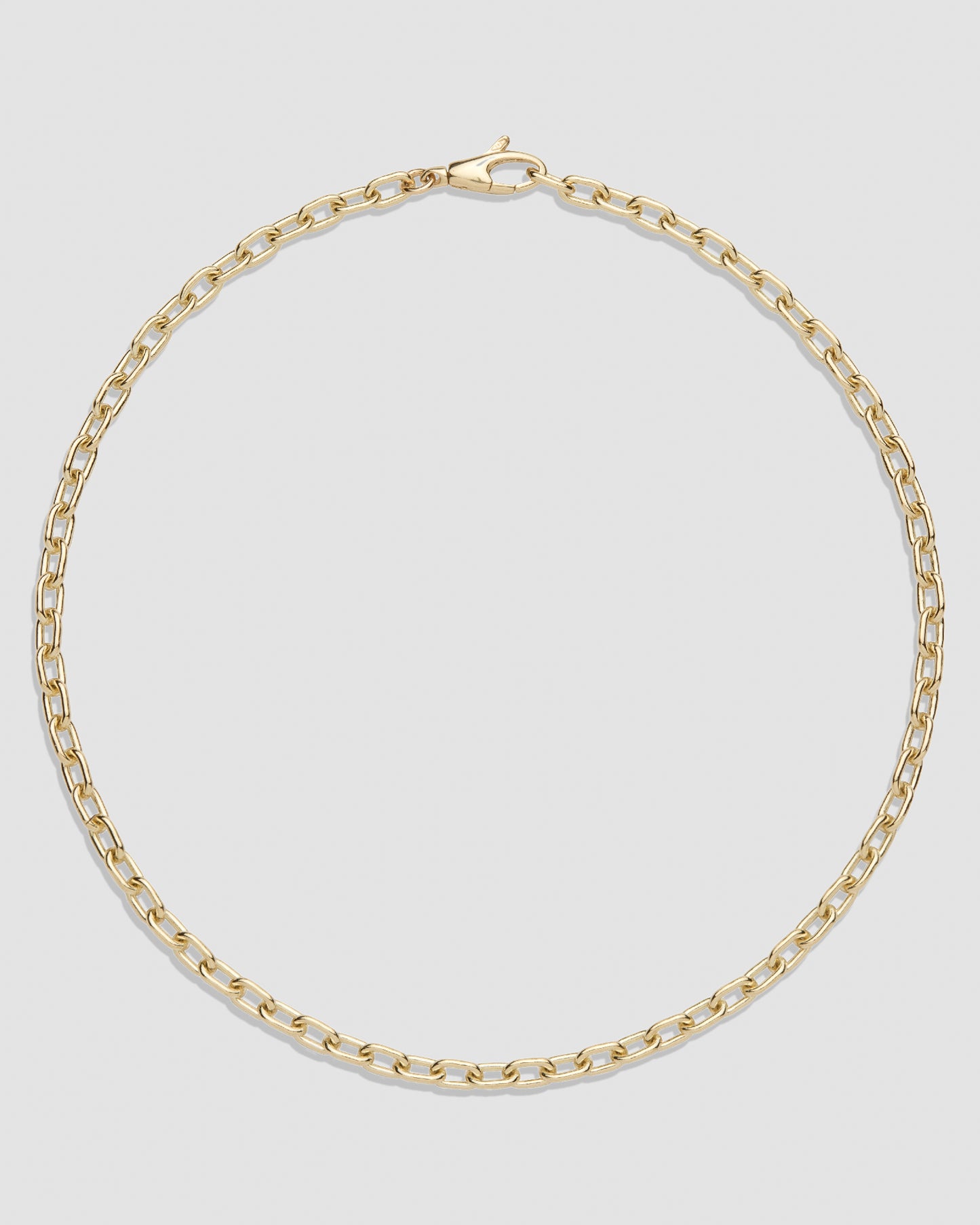 Medium Round Link Chain Anklet