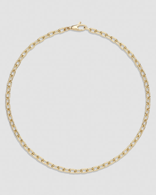 Medium Round Link Chain Anklet