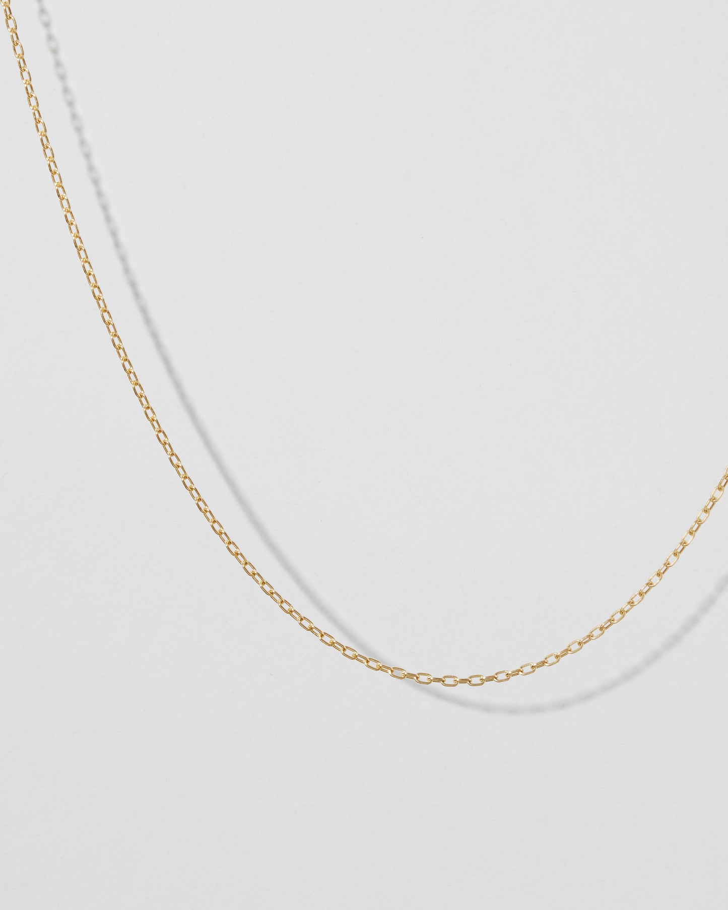 18K Small Round Link Chain
