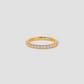 Lab Diamond Round Cut Eternity Band