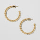 Jennifer Fisher - 1'' Ayesha Mini Hoop - Yellow Gold