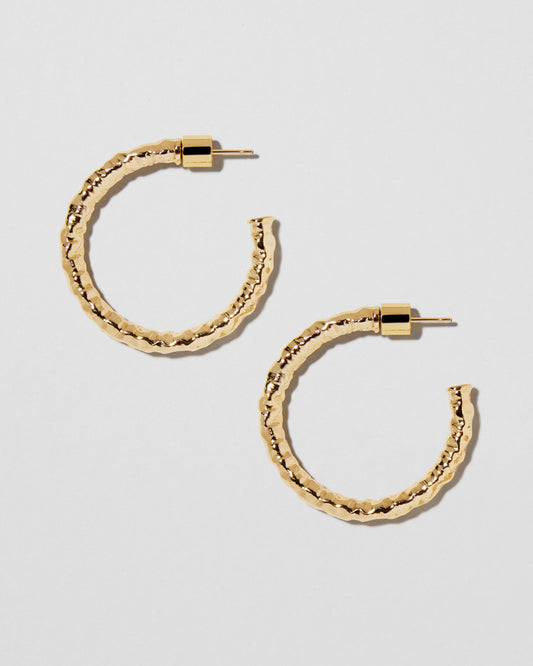 Jennifer Fisher - 1'' Hailey Mini Hoop - Yellow Gold