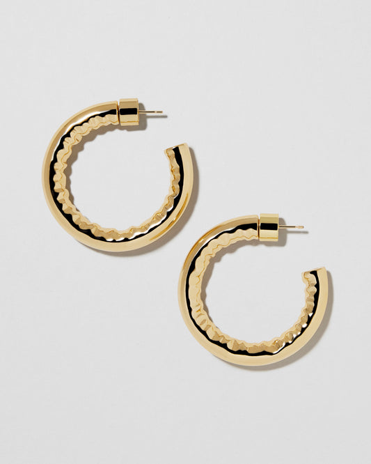 Jennifer Fisher - Jennifer Mini Hoop - Yellow Gold