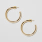 Jennifer Fisher - 1'' Lilly Mini Hoops - Yellow Gold