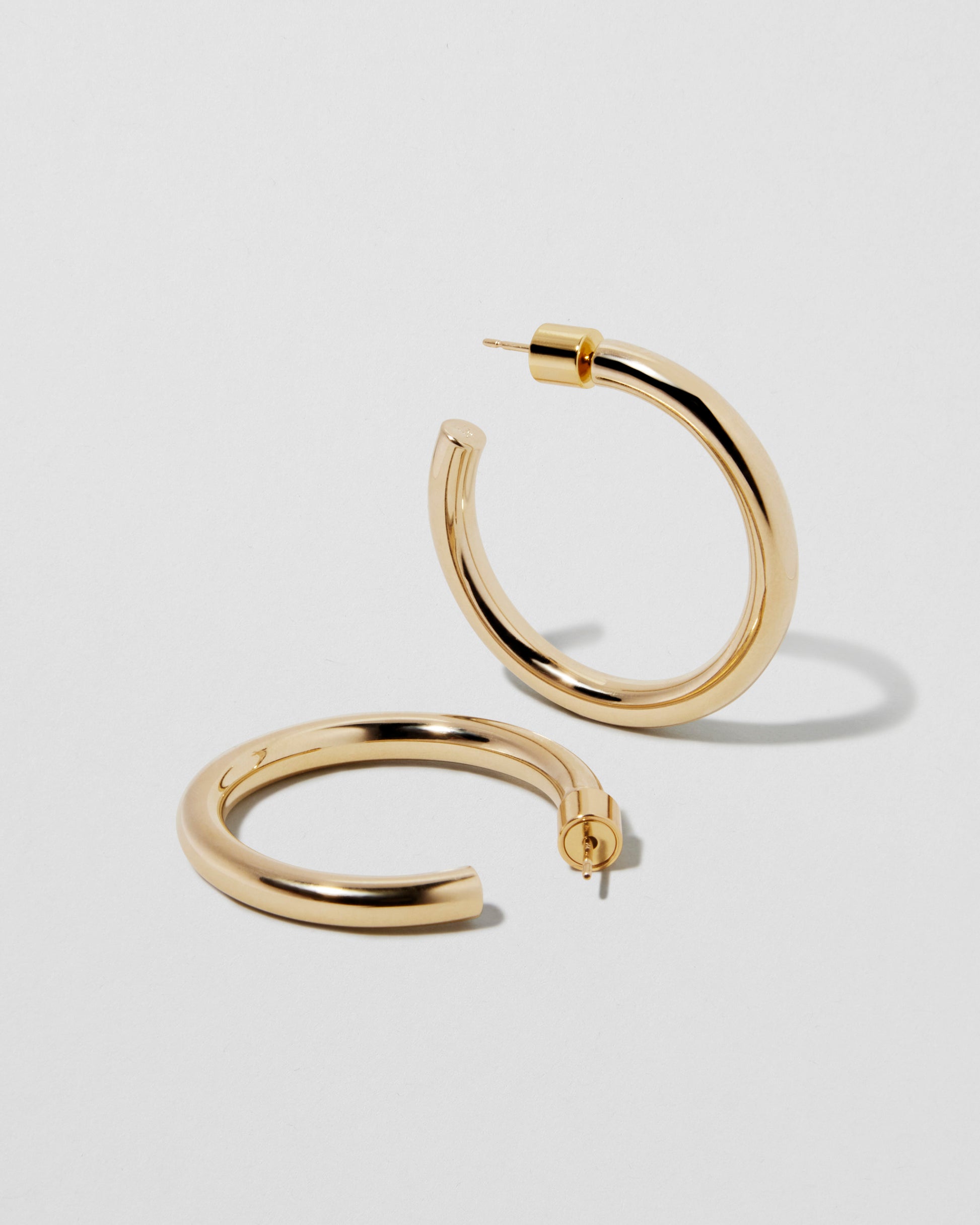 Jennifer Fisher - 1'' Lilly Mini Hoops - Yellow Gold