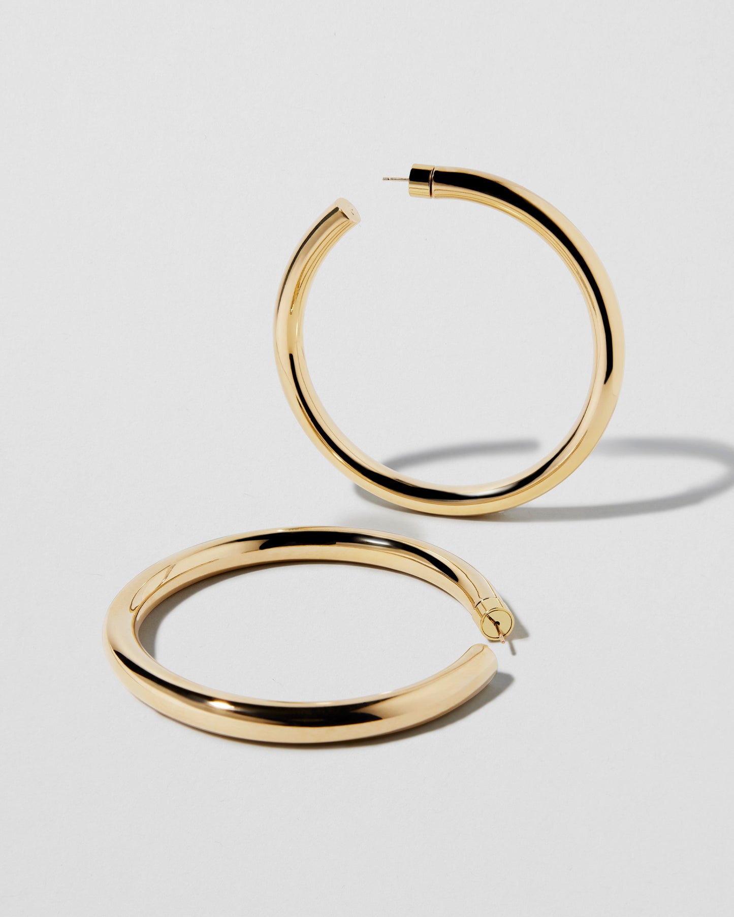 Jennifer Fisher - 2.5'' Kevin Hoops - Yellow Gold