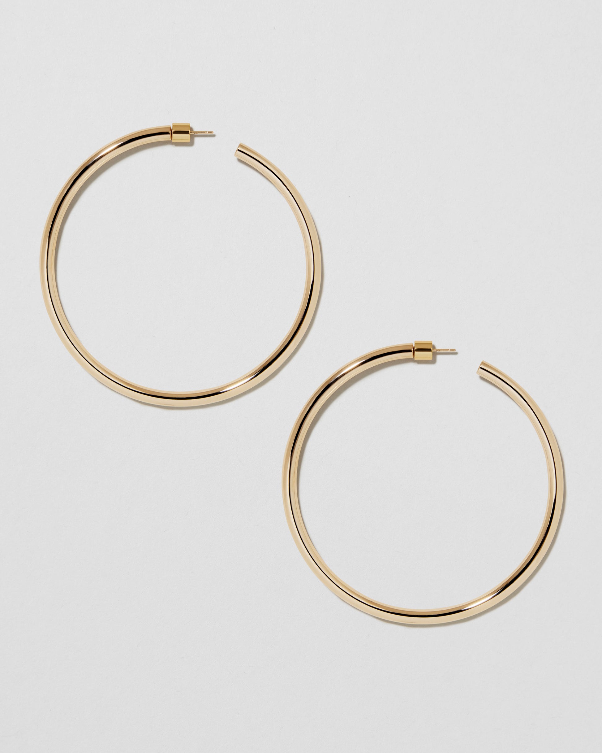 Jennifer Fisher - 2.5'' Lilly Hoops - Yellow Gold
