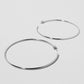 Jennifer Fisher - 2.5'' Thread Baby Hoops - Silver